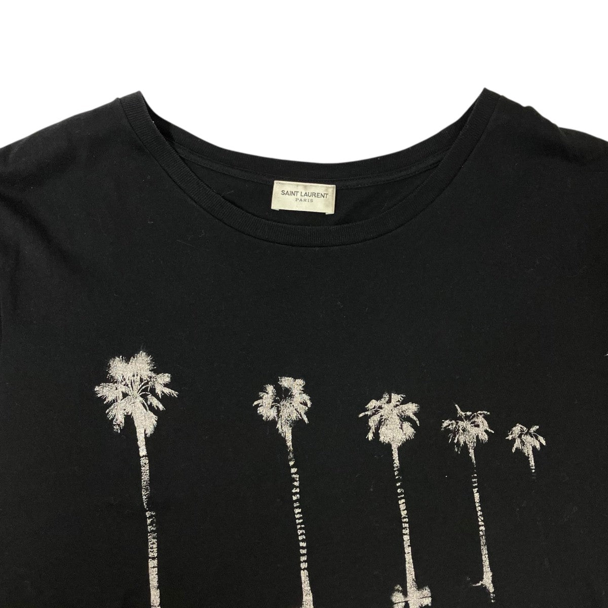 Saint Laurent Paris Palm TreeTシャツ582198 古着・中古-3枚目のアイテム画像