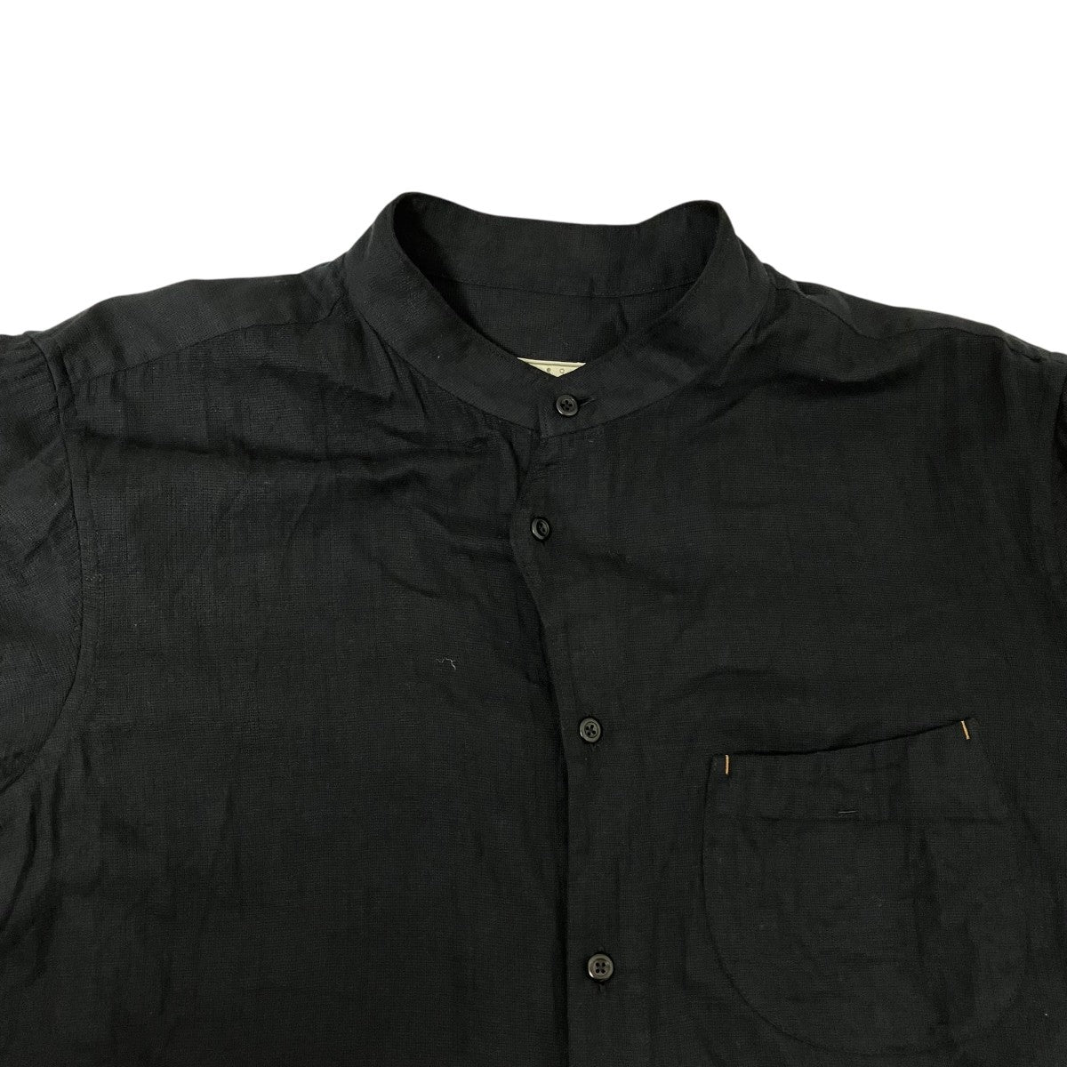 Panama Cotton Stand Collar Shirtシャツ141ST-SH05-VIN4