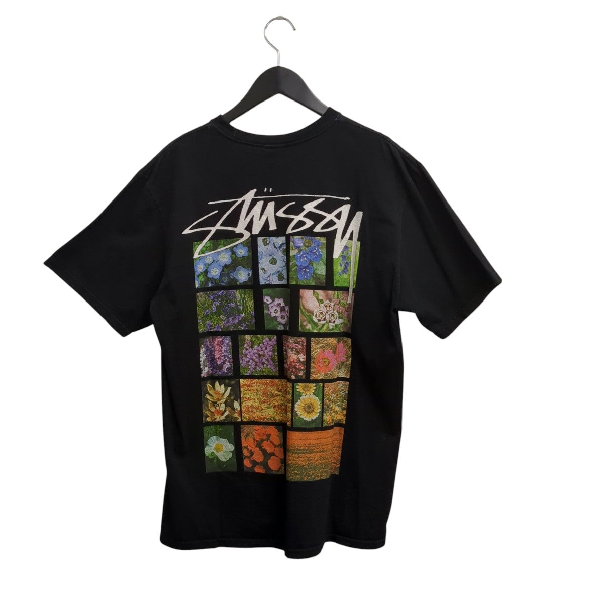 Flower Grid Pigment Dyed TeeTシャツ