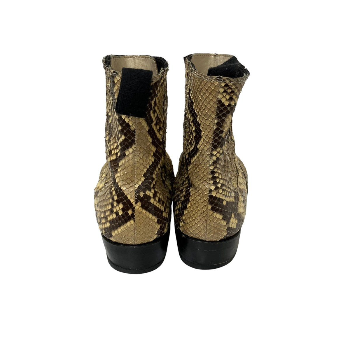SQUEARE TOE  SIDE ZIP BOOTSブーツ
