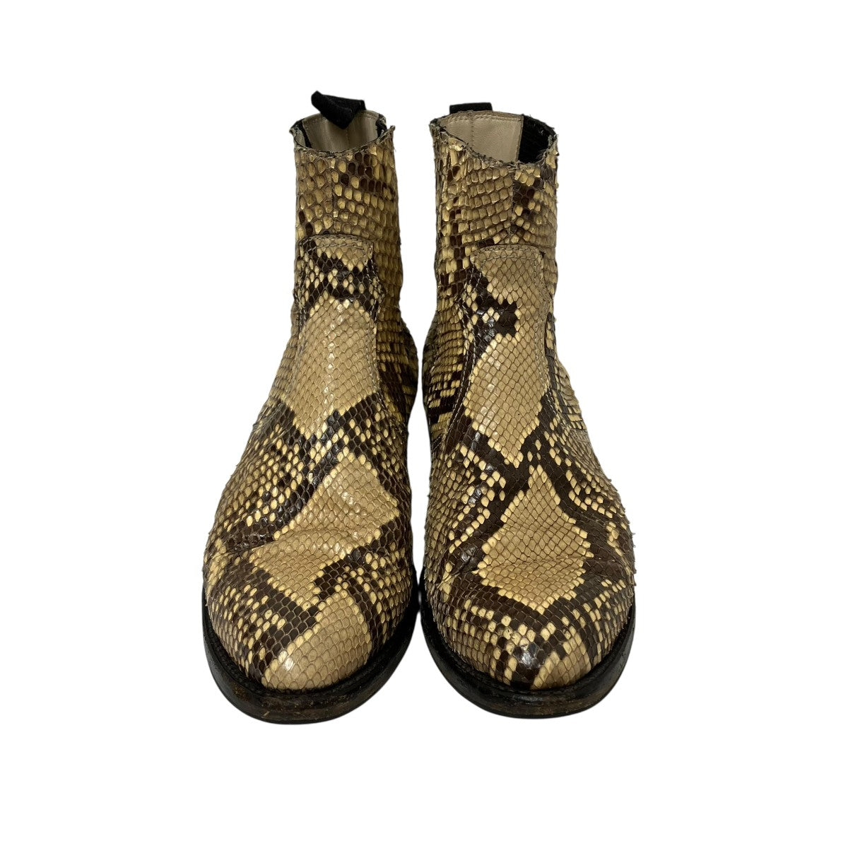 SQUEARE TOE  SIDE ZIP BOOTSブーツ