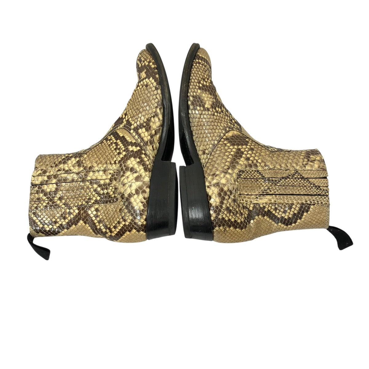 SQUEARE TOE  SIDE ZIP BOOTSブーツ