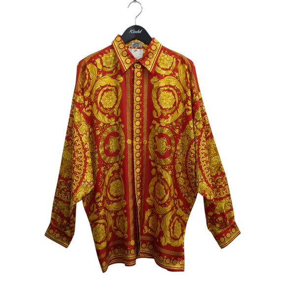 GIANNI VERSACE(ジャンニヴェルサーチ) プリント柄シルクシャツ25260