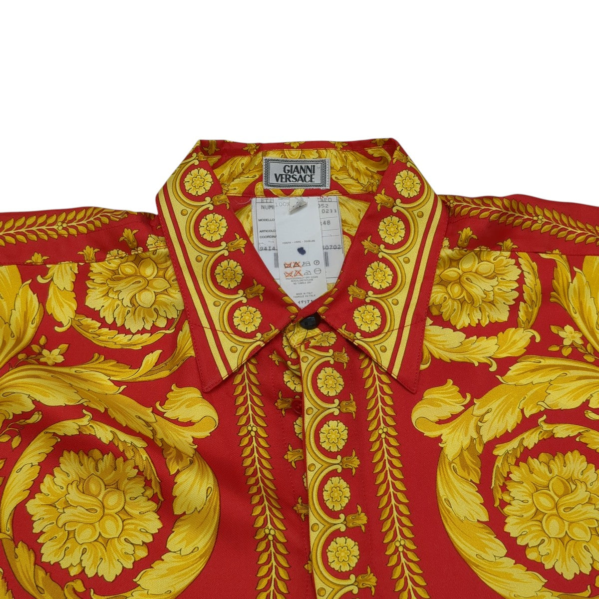 GIANNI VERSACE(ジャンニヴェルサーチ) プリント柄シルクシャツ25260