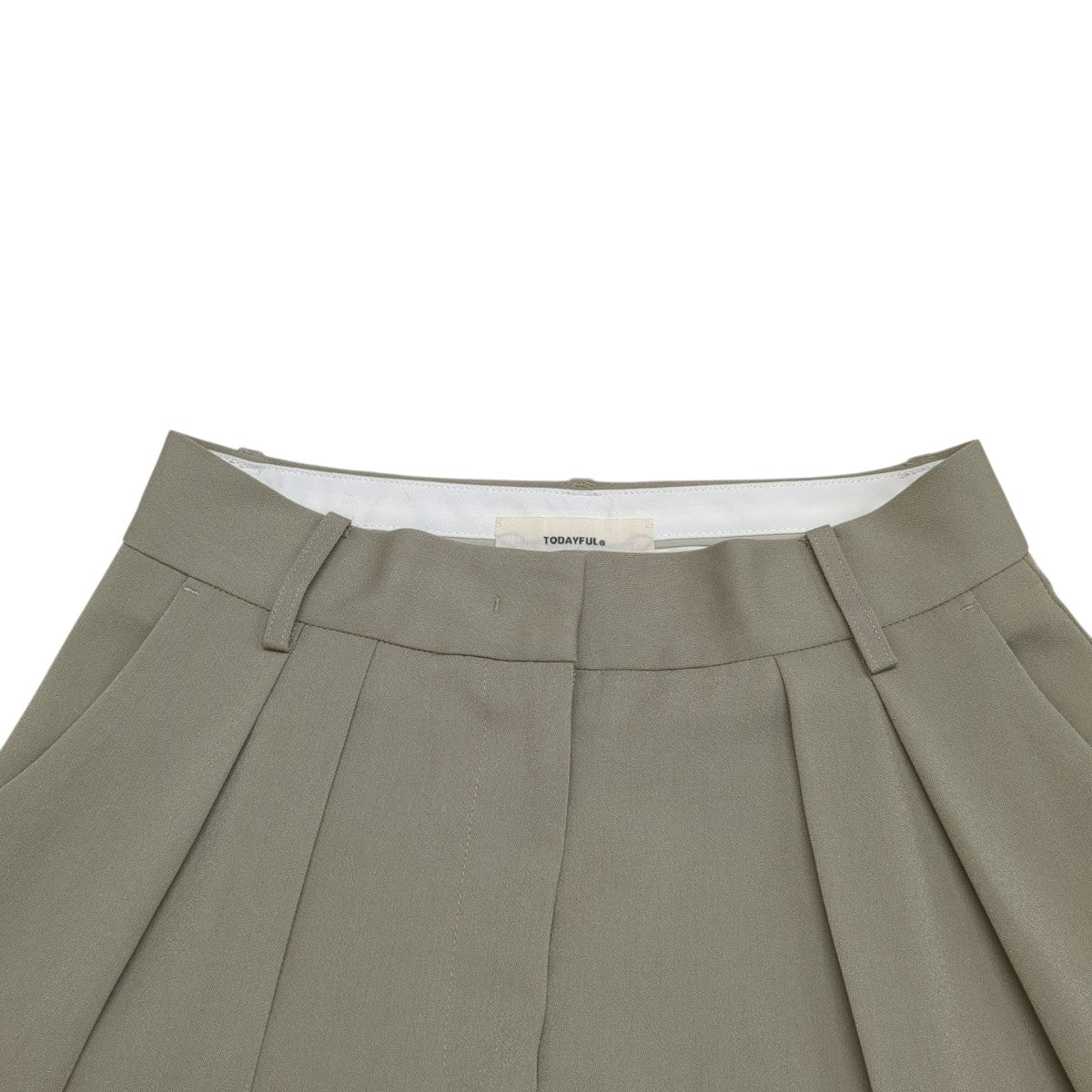 Tuck Wide Trousersパンツ12610714
