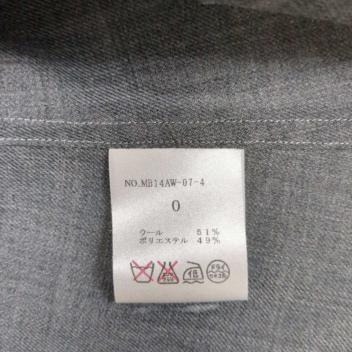 半袖シャツMB14AW-07-4