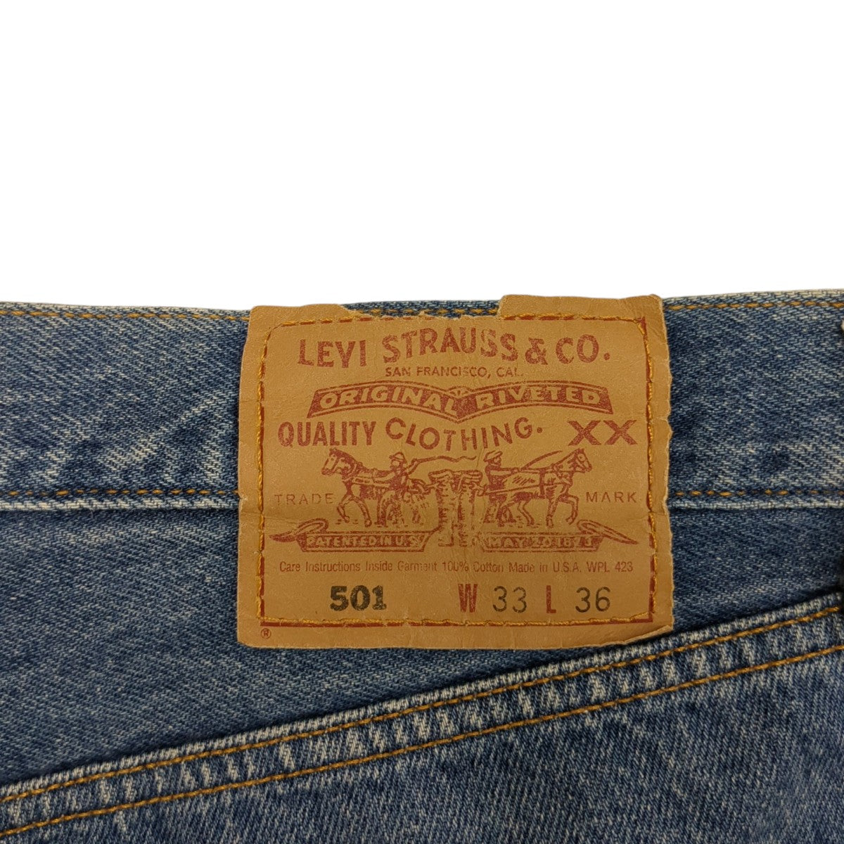 90s USA製デニムパンツ