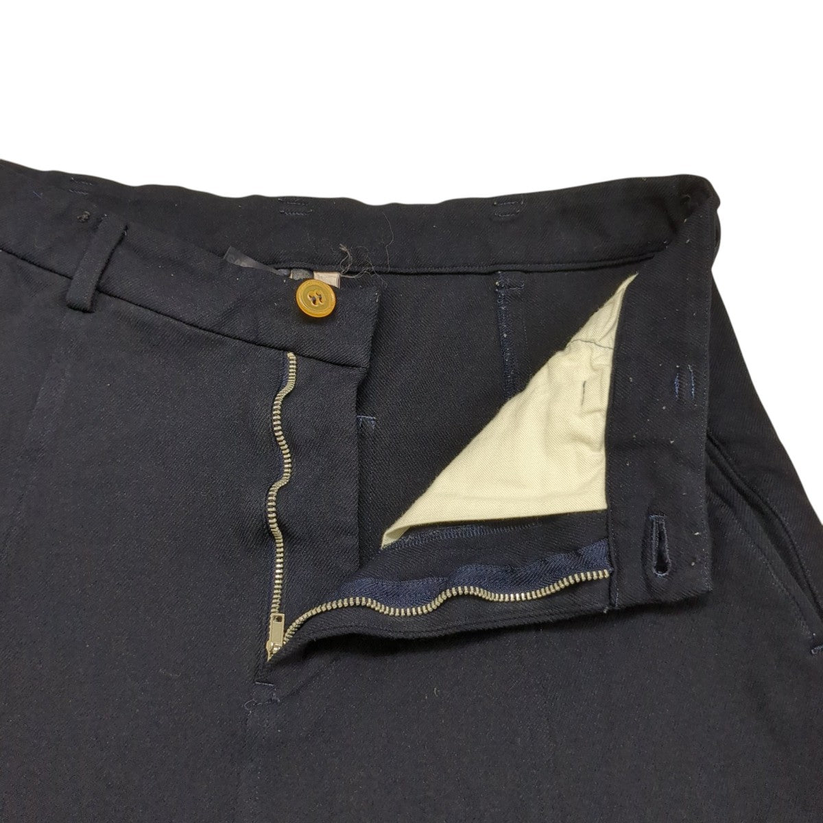 良品　コムデギャルソン　サルエルパンツ RU-P086　XS　ネイビー　濃紺 COMME des GARCONS COMME des GARCONS(コムデギャルソン