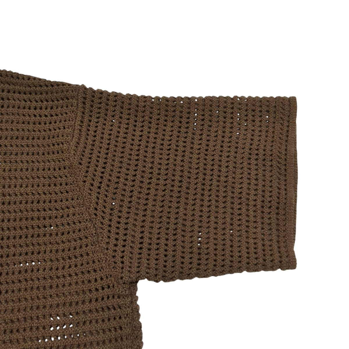 TUSSAH SILK COTTON MESH KNITニットポロシャツA26SP02SS