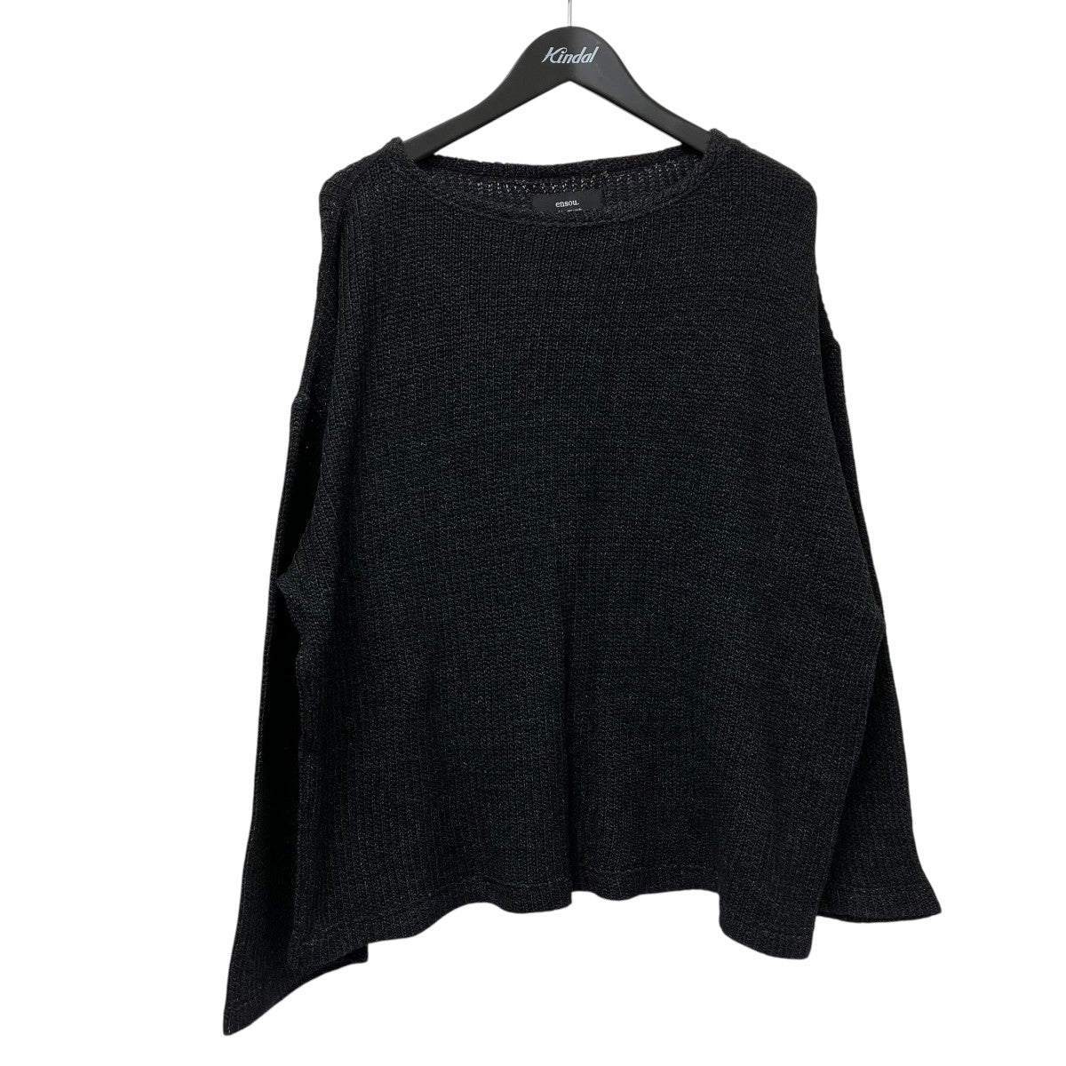 Boat Neck Long Sleeve ShirtニットE13T008