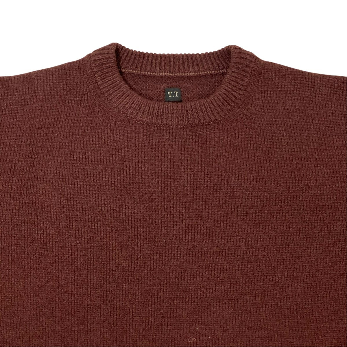 T．T ATHLETIC CREWNECK SWEATERニット507 古着・中古-3枚目のアイテム画像