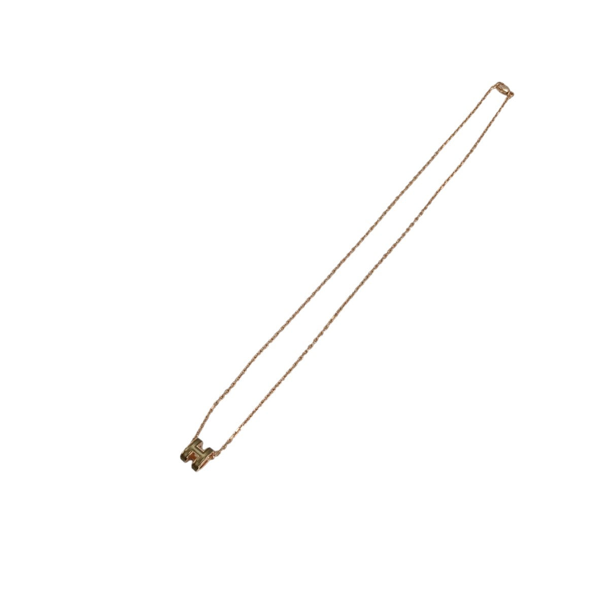 HERMES POP H Mini Splas’H Pendant Bronze DorネックレスH100073F0F5 古着・中古-1枚目のアイテム画像