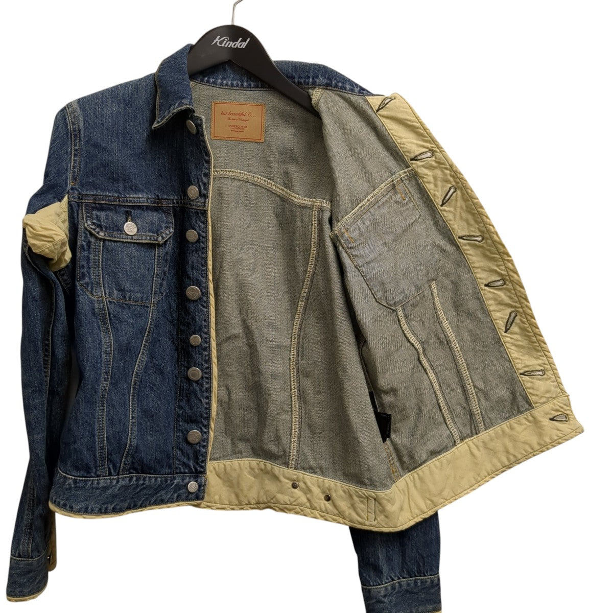 UNDERCOVER 加工デニムJKTデニムジャケットUC1F1202-2 古着・中古-3枚目のアイテム画像