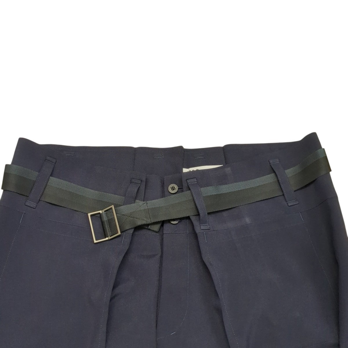 132 5． ISSEY MIYAKE ベルトパンツIL31FF339 古着・中古-3枚目のアイテム画像