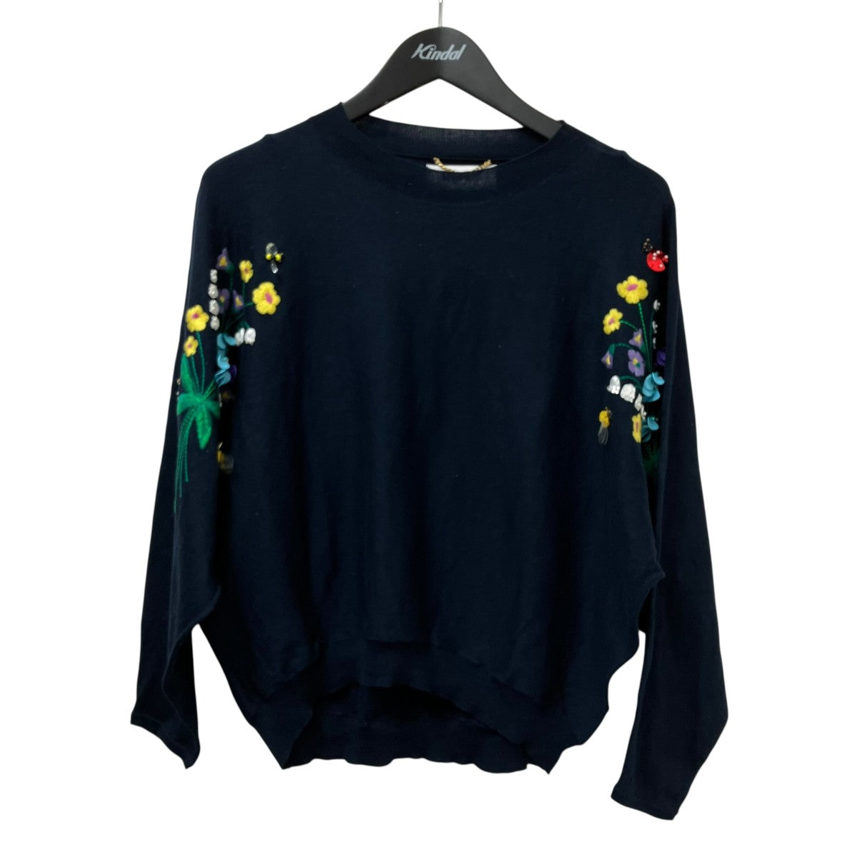 刺繍ビーズニットMA74KSW006