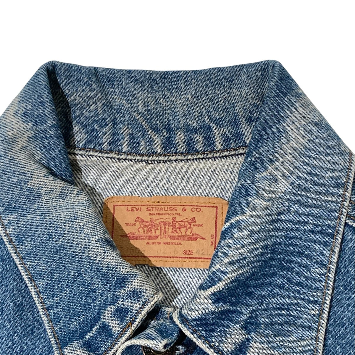 LEVI’S 71506 ボタン裏527デニムジャケット 古着・中古-6枚目のアイテム画像