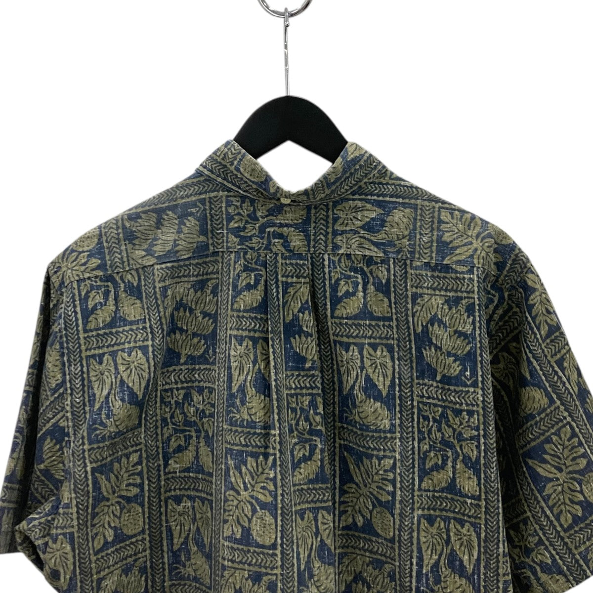 半袖シャツ／総柄シャツ／プルオーバーシャツ