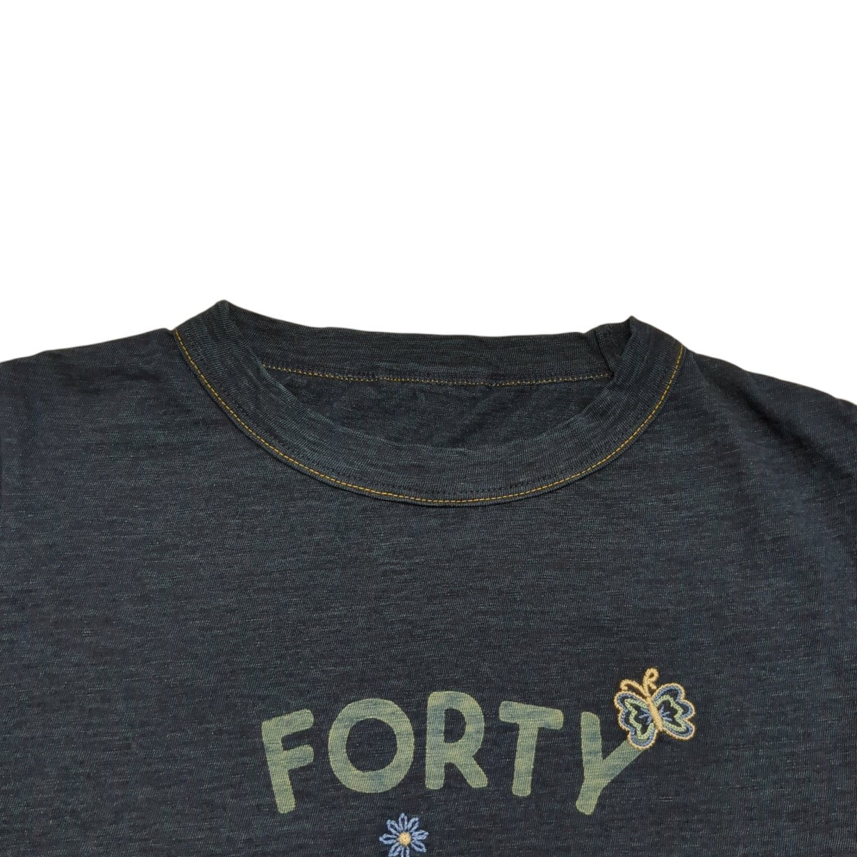 アゲハ刺繍ロゴプリント908TシャツTシャツ
