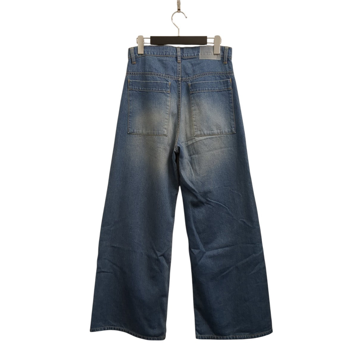 11OZ デニム カットオフ バギートラウザーズデニムパンツVP42-303