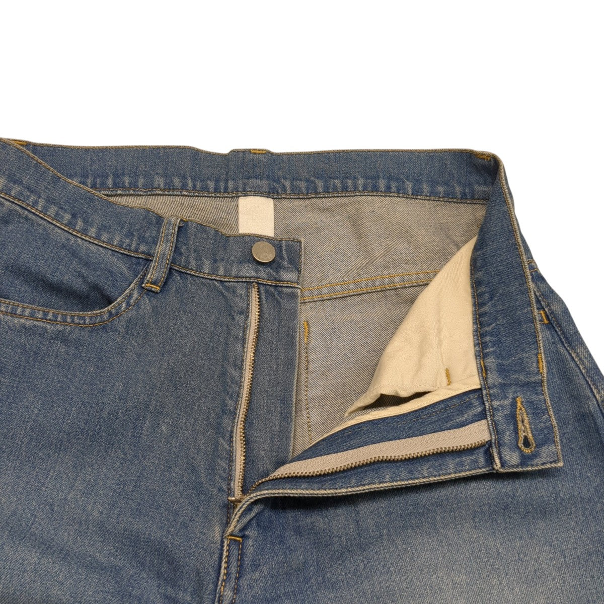 11OZ デニム カットオフ バギートラウザーズデニムパンツVP42-303