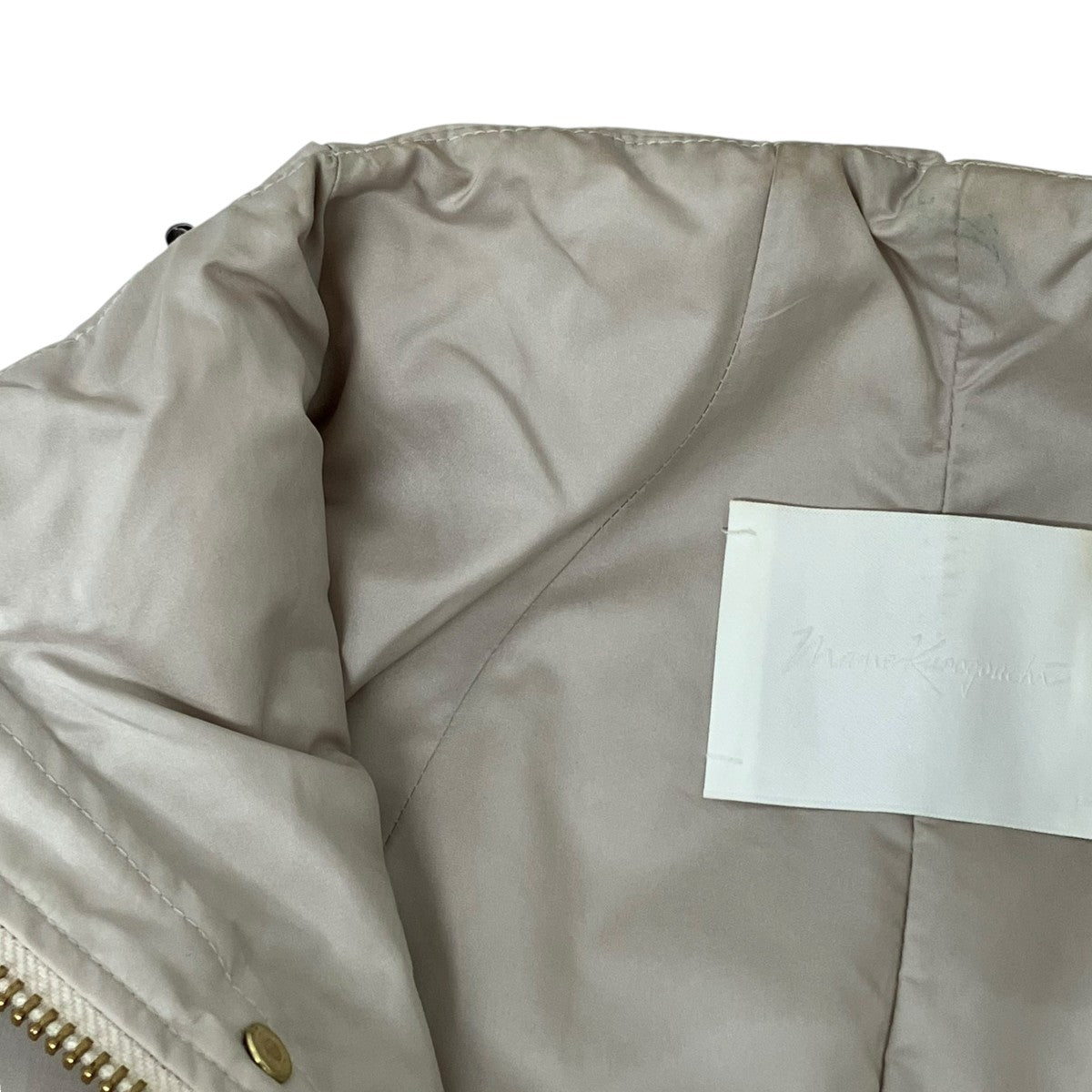 25SSCording Embroidery Collarless Flight JacketダウンジャケットMM25SS-JK011