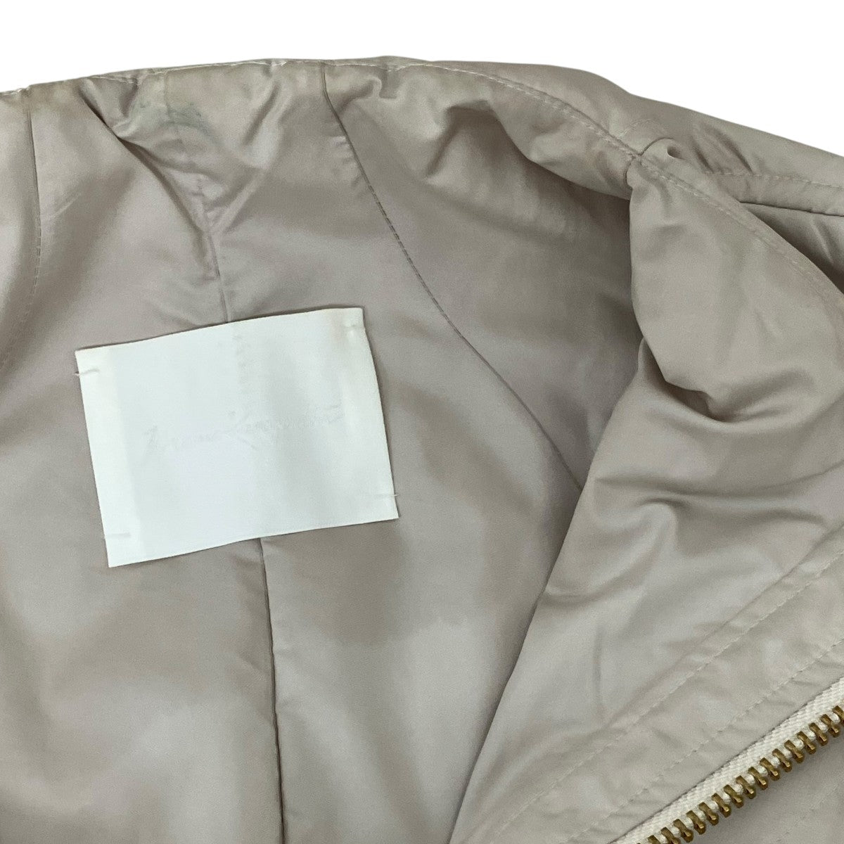 25SSCording Embroidery Collarless Flight JacketダウンジャケットMM25SS-JK011