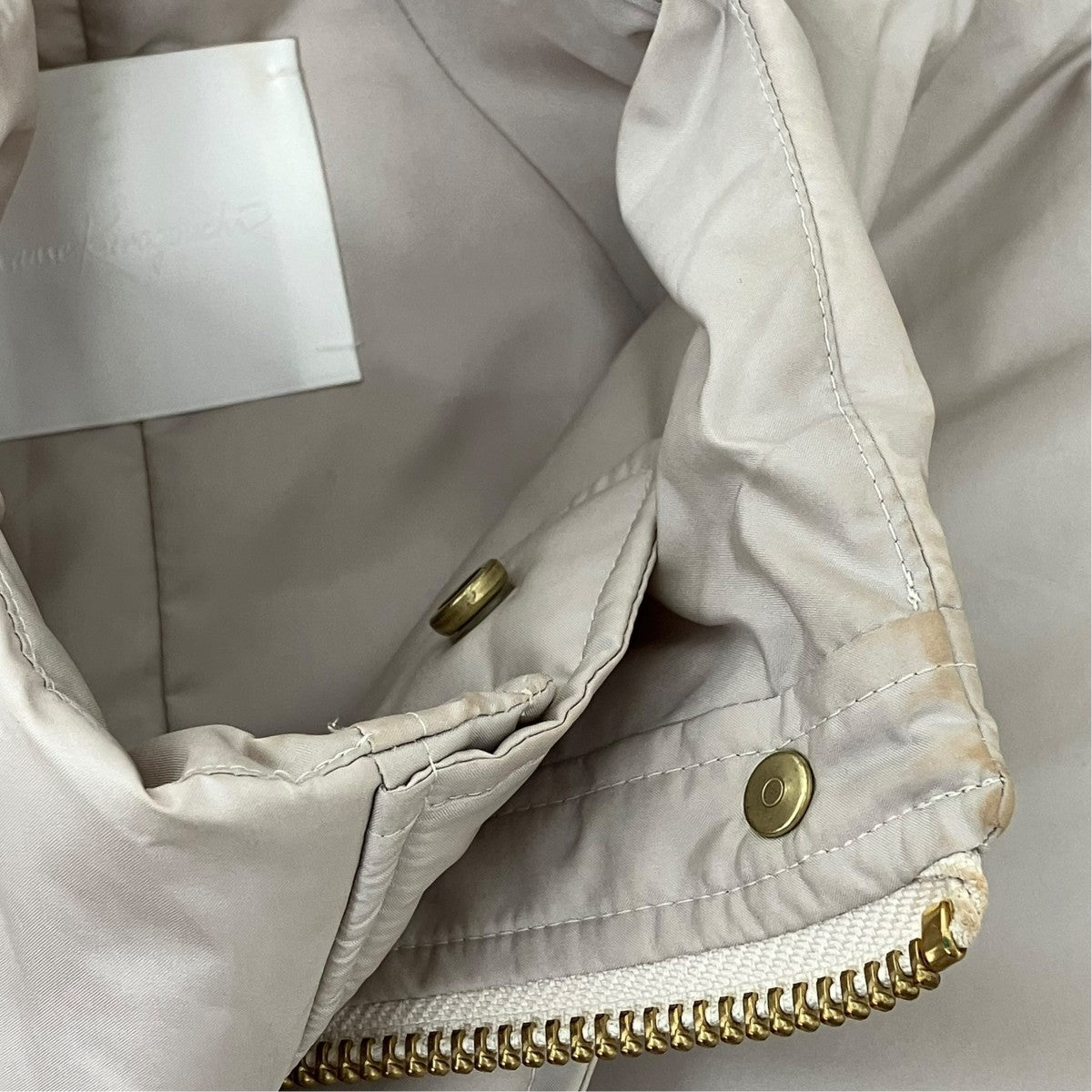 25SSCording Embroidery Collarless Flight JacketダウンジャケットMM25SS-JK011