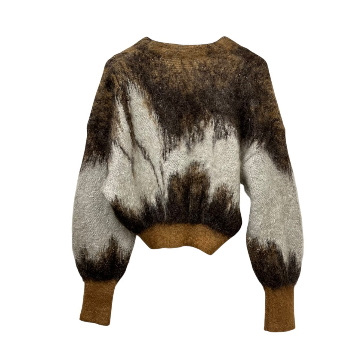 24AWDrip Glaze Pattern Mohair Knitted CardiganカーディガンMM24FW-KN065