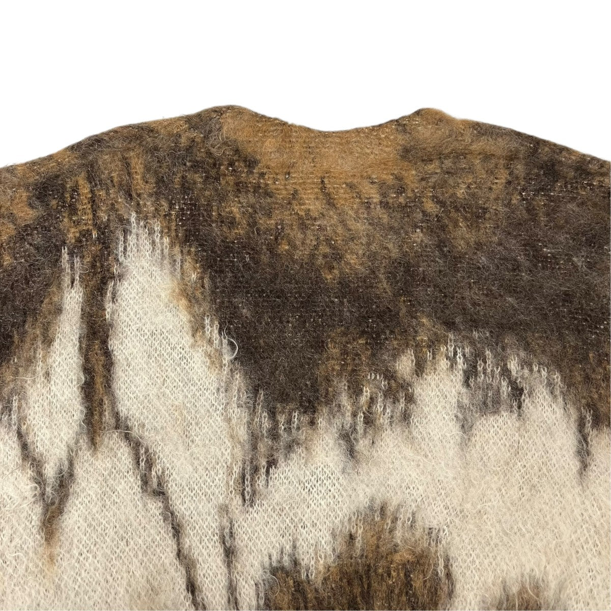 24AWDrip Glaze Pattern Mohair Knitted CardiganカーディガンMM24FW-KN065