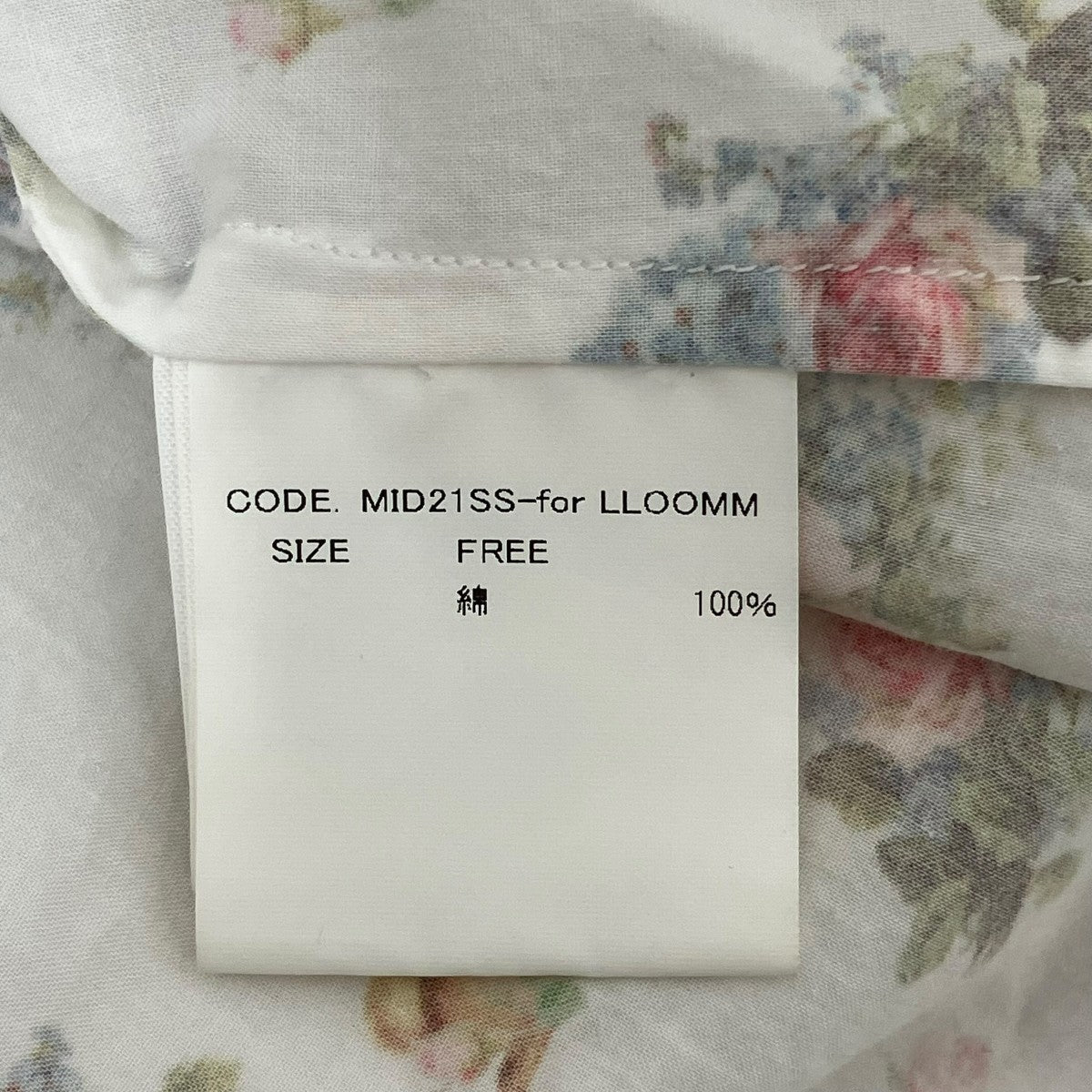 長袖シャツMID21SS-for LLOOMM