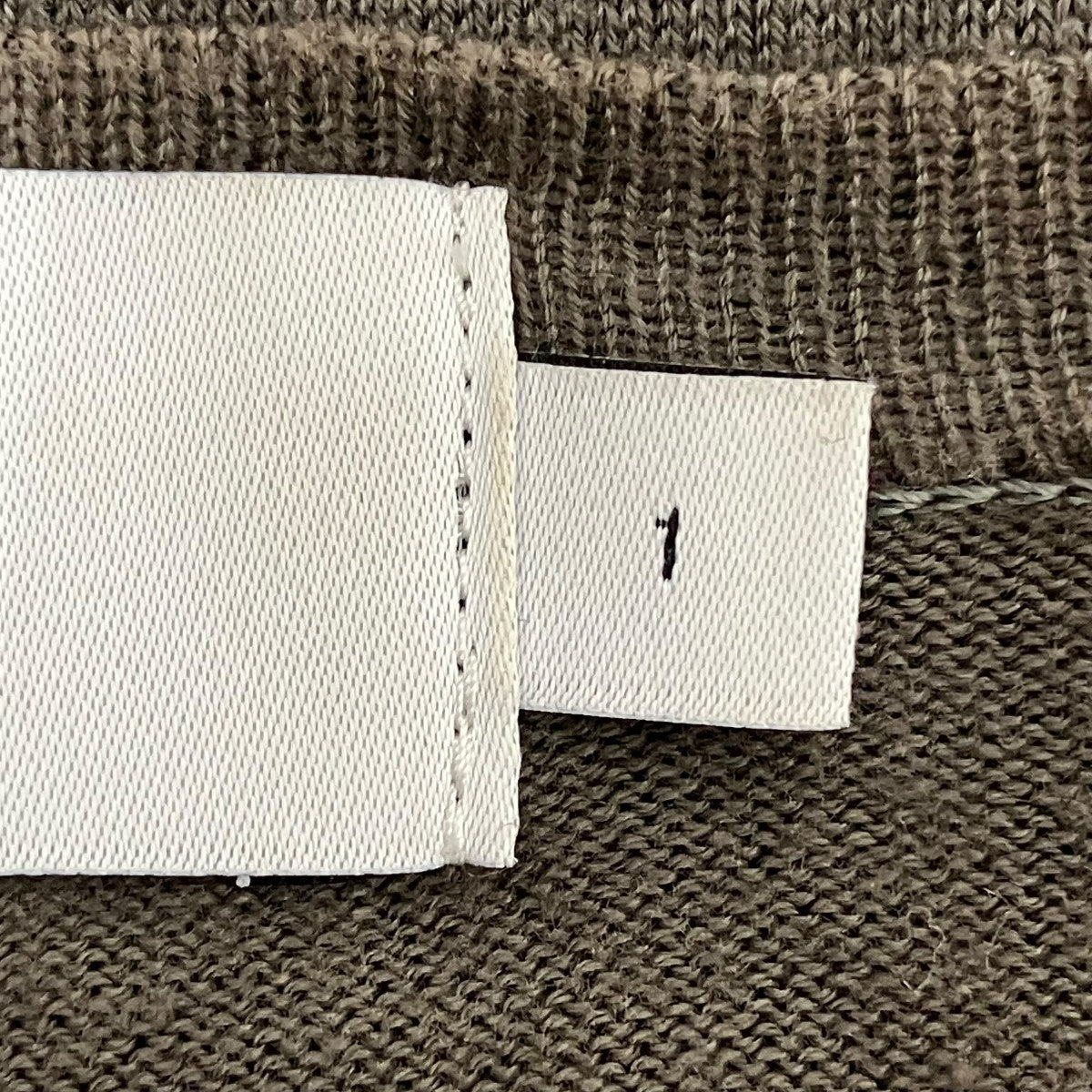Suvin Cotton L／S Crew Neck KnitニットGU241-80192B