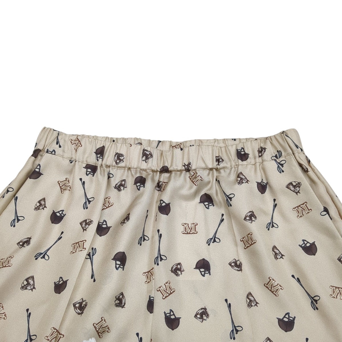 総柄シルクパンツ113608296