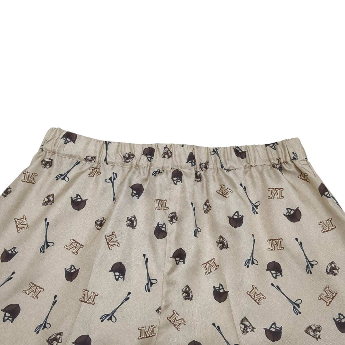 総柄シルクパンツ113608296