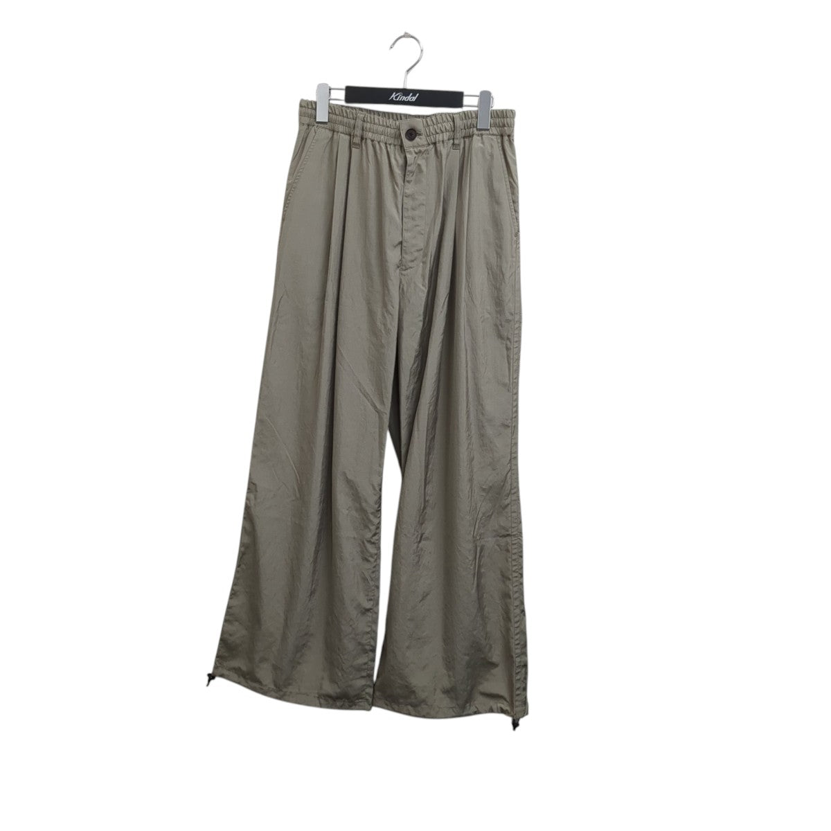 シルクナイロン製2プリーツイージーパンツパンツYK26SS01177P