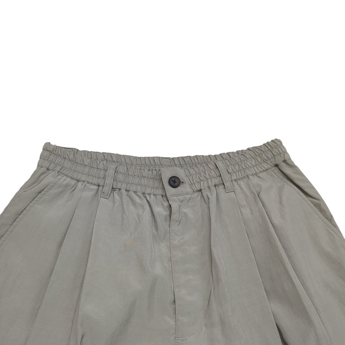 シルクナイロン製2プリーツイージーパンツパンツYK26SS01177P