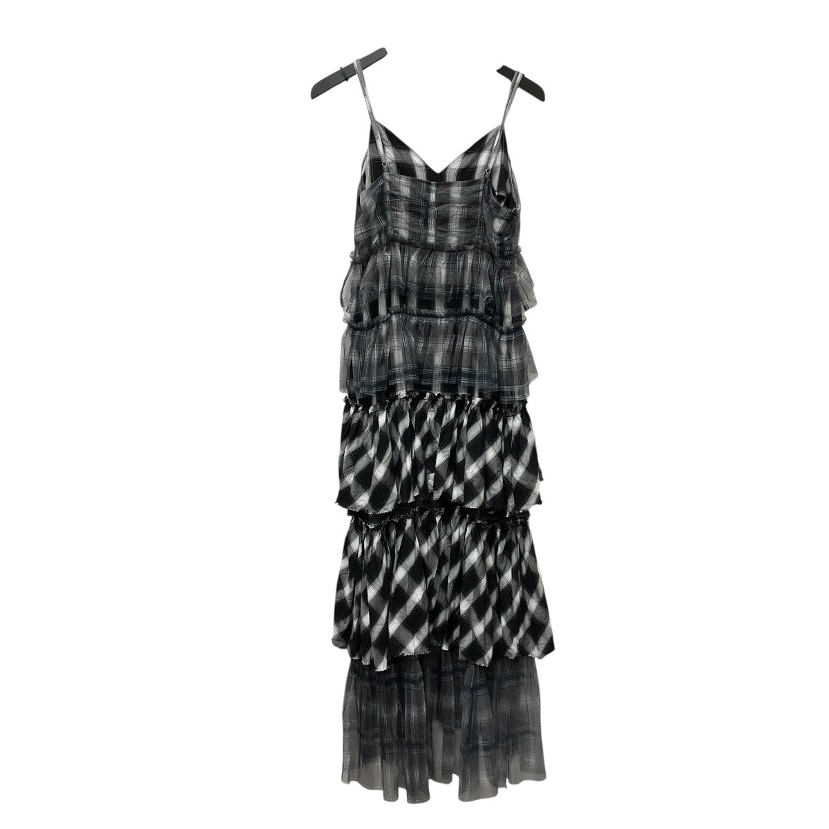 Plaid Tiered Dressチェックノースリーブ・キャミソールワンピース21251266006
