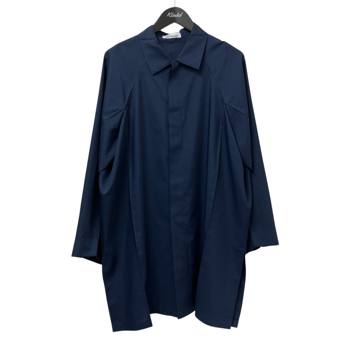 ISSEY MIYAKE イッセイミヤケ 132 5. イチサンニーゴー 19SS IL91FJ051 スクエア ネック 半袖 シャツ ブルー系 3【美品】【中古】 132 5． ISSEY MIYAKE(イチサンニーゴーイッセイミヤケ) FOLD SHIRT