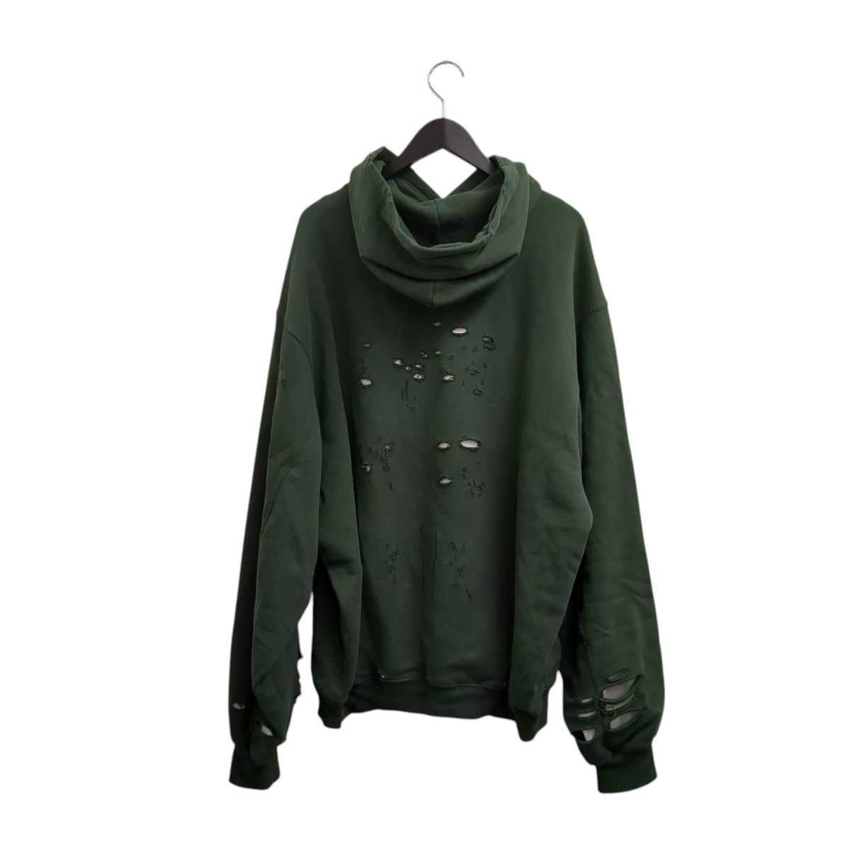 BALENCIAGA(バレンシアガ) CAPS Destroyed Logo Hoodieパーカー659403