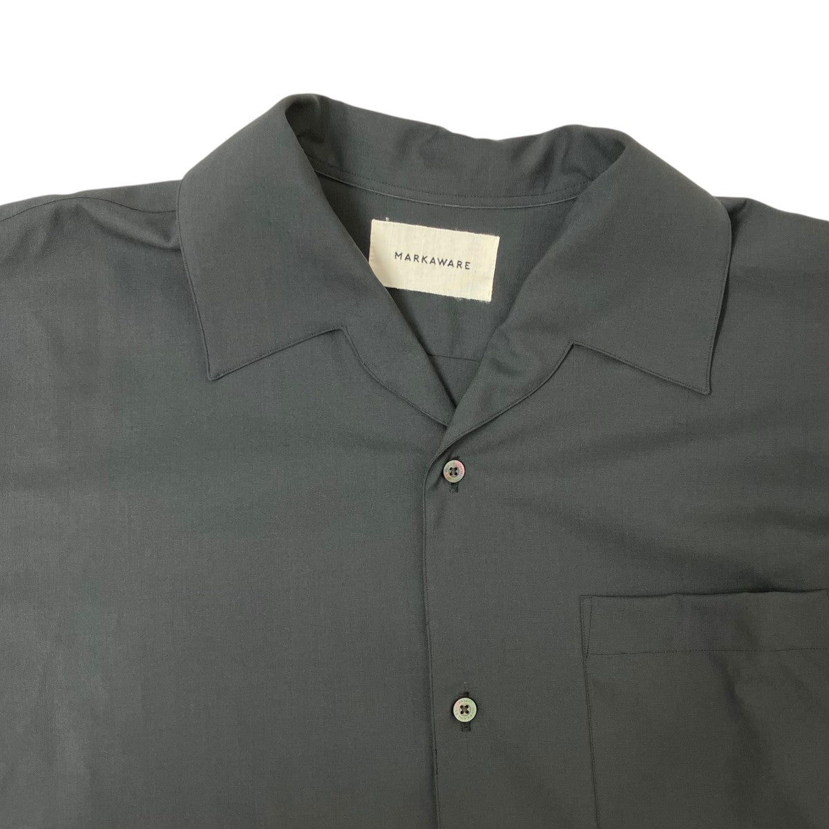 MARKAWARE(マーカウェア) 26SSItalian Open Collar S S Shirt半袖