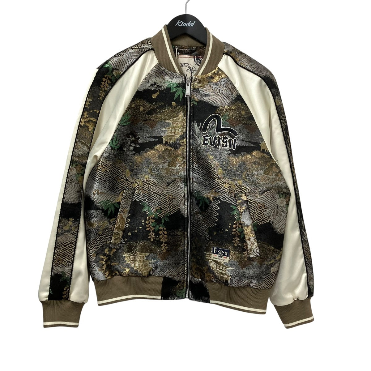 EVISU ブロケードスカジャンブルゾン2ESHTM6JK1015RXSN 古着・中古-1枚目のアイテム画像