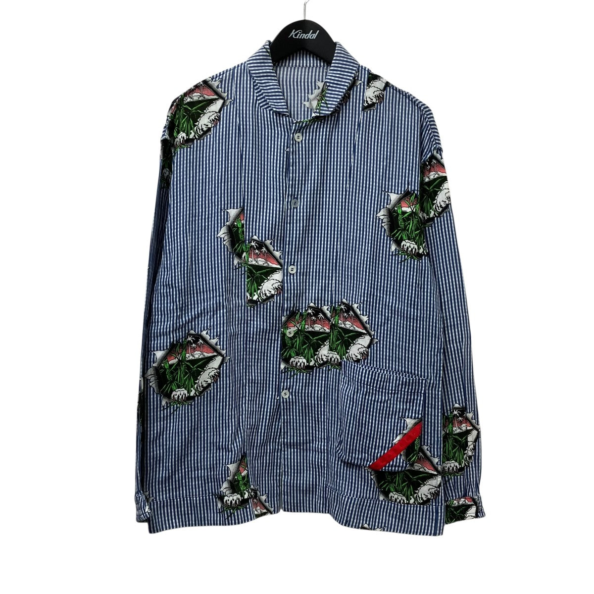 NIGHT SHIRT GAUZE BAMBOO長袖シャツPD-221-FST-011