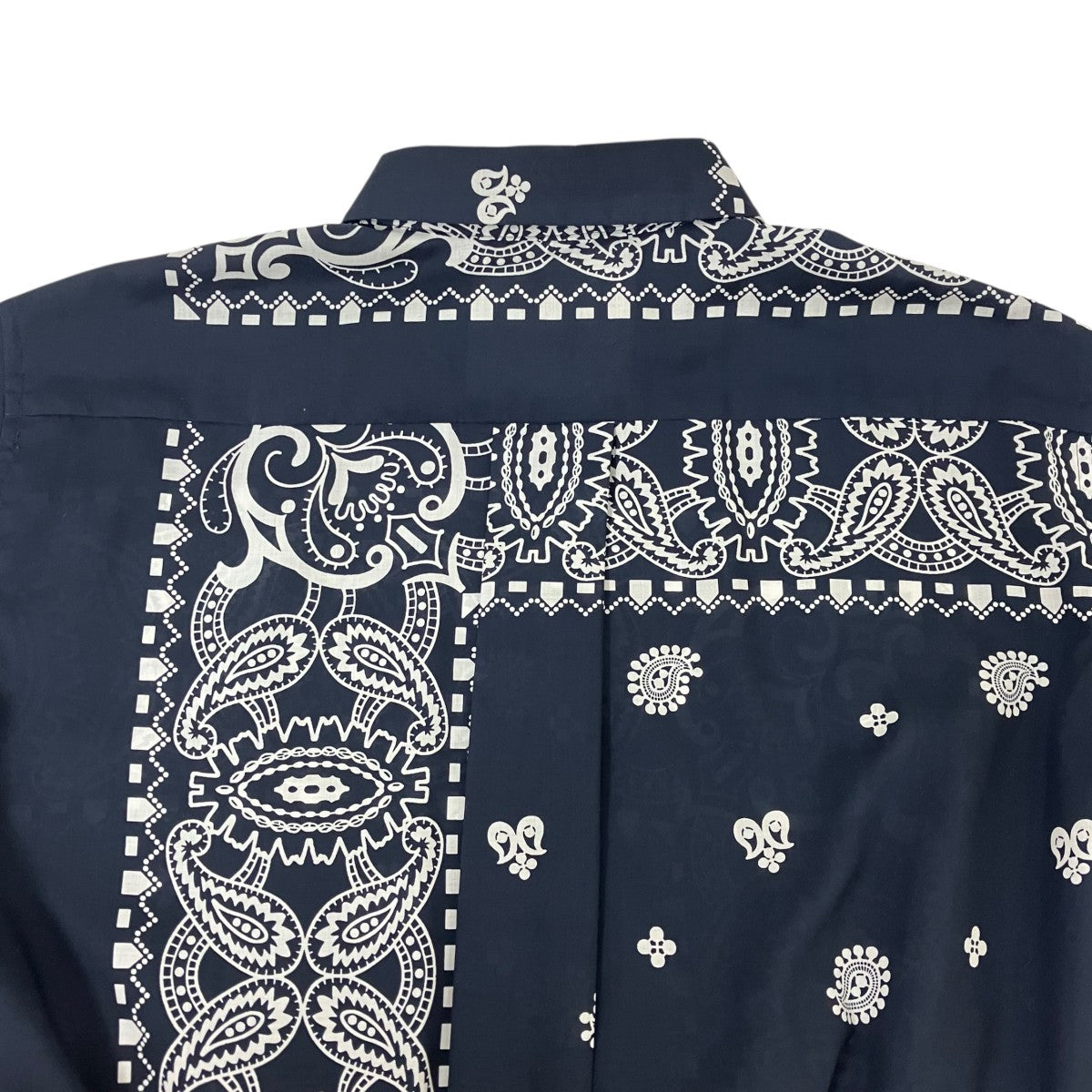 Sacai サカイ Pattern Knit Print Shirt 半袖シャツ sacai(サカイ) 半袖シャツ16-02796 16-02796 ネイビー サイズ 1