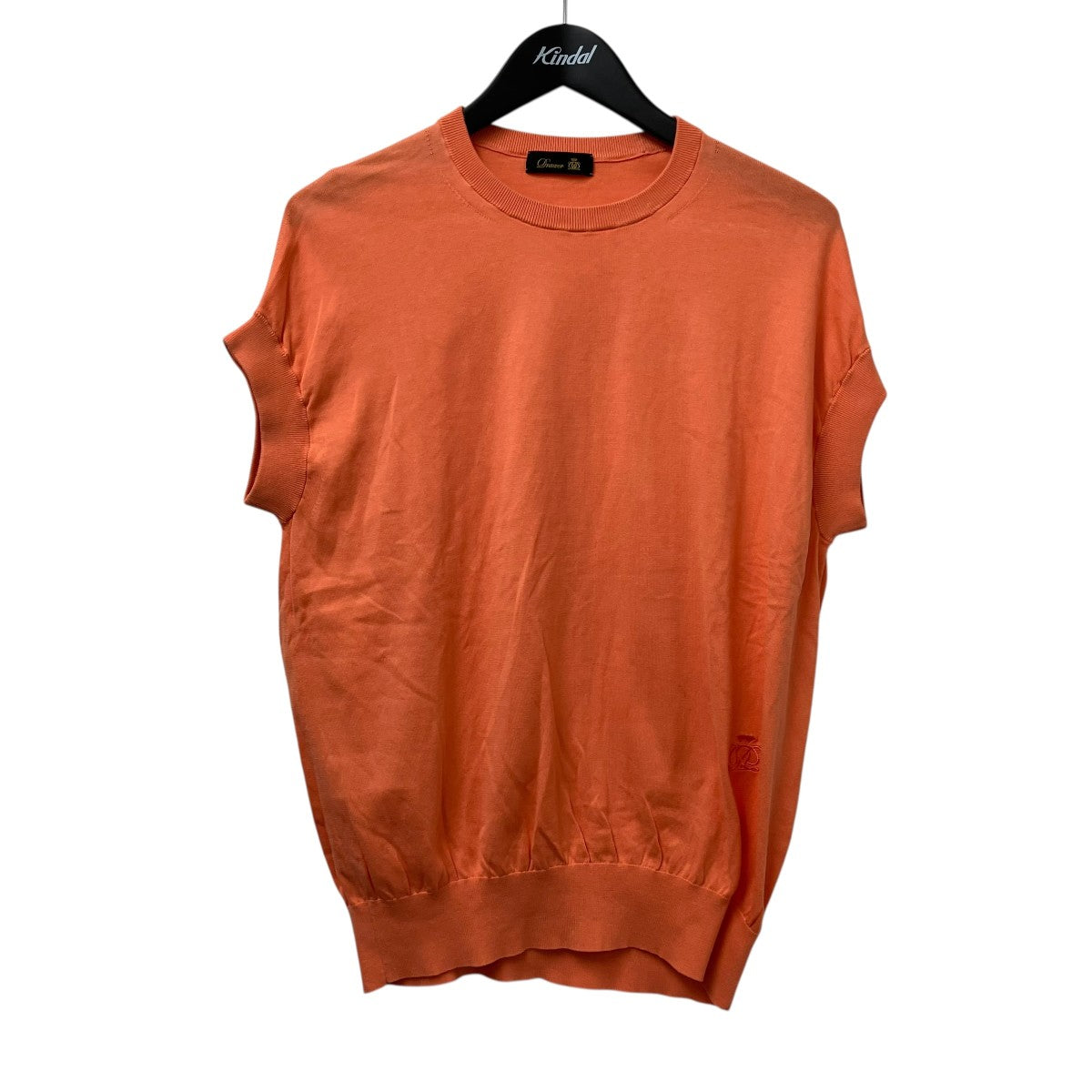 16Gコットン天竺ノースリーブニットTシャツ6518-105-0502