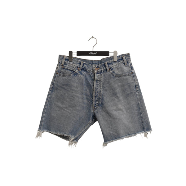CELINE(セリーヌ) Wash Denim Wesley ShortsデニムハーフパンツN34B