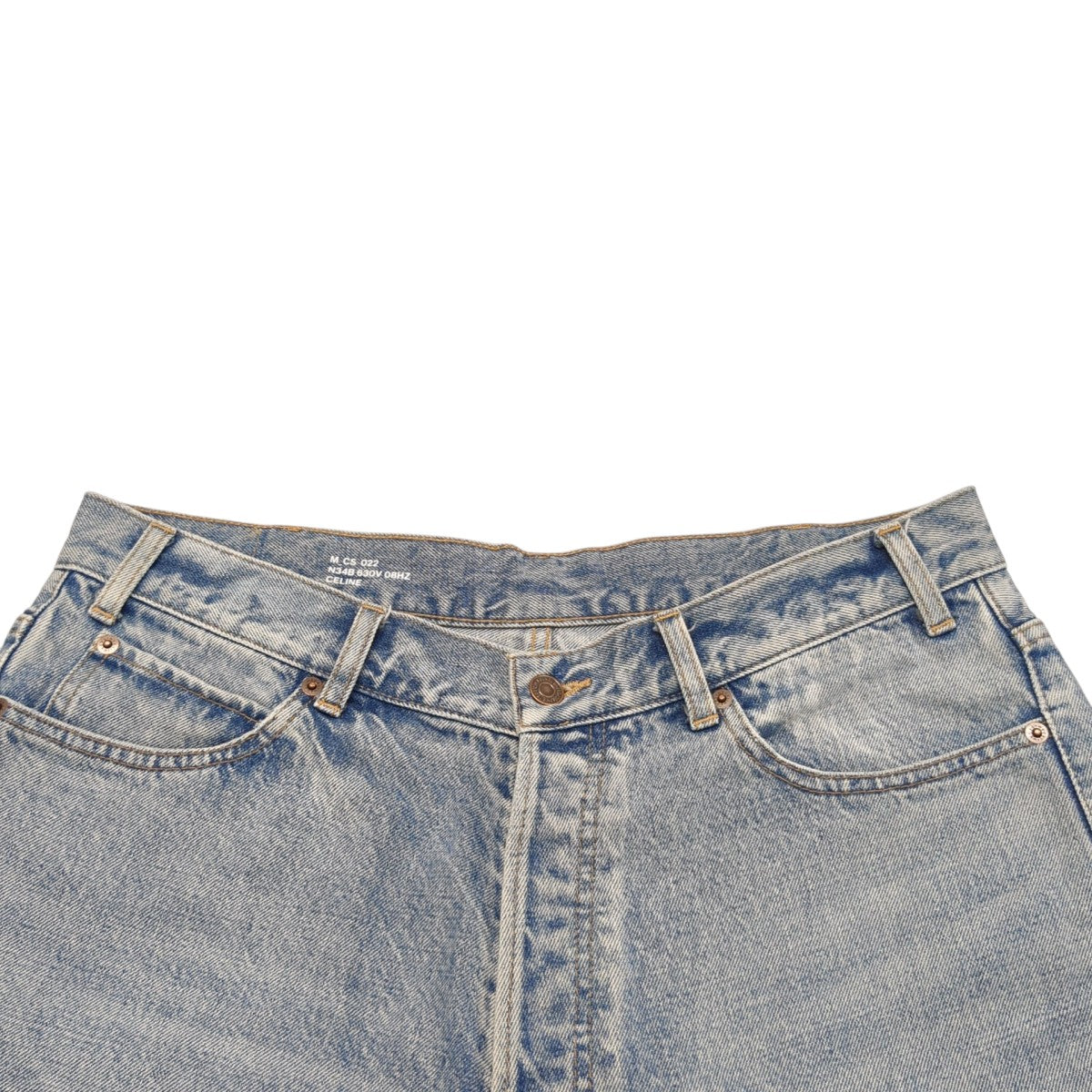 CELINE(セリーヌ) Wash Denim Wesley ShortsデニムハーフパンツN34B