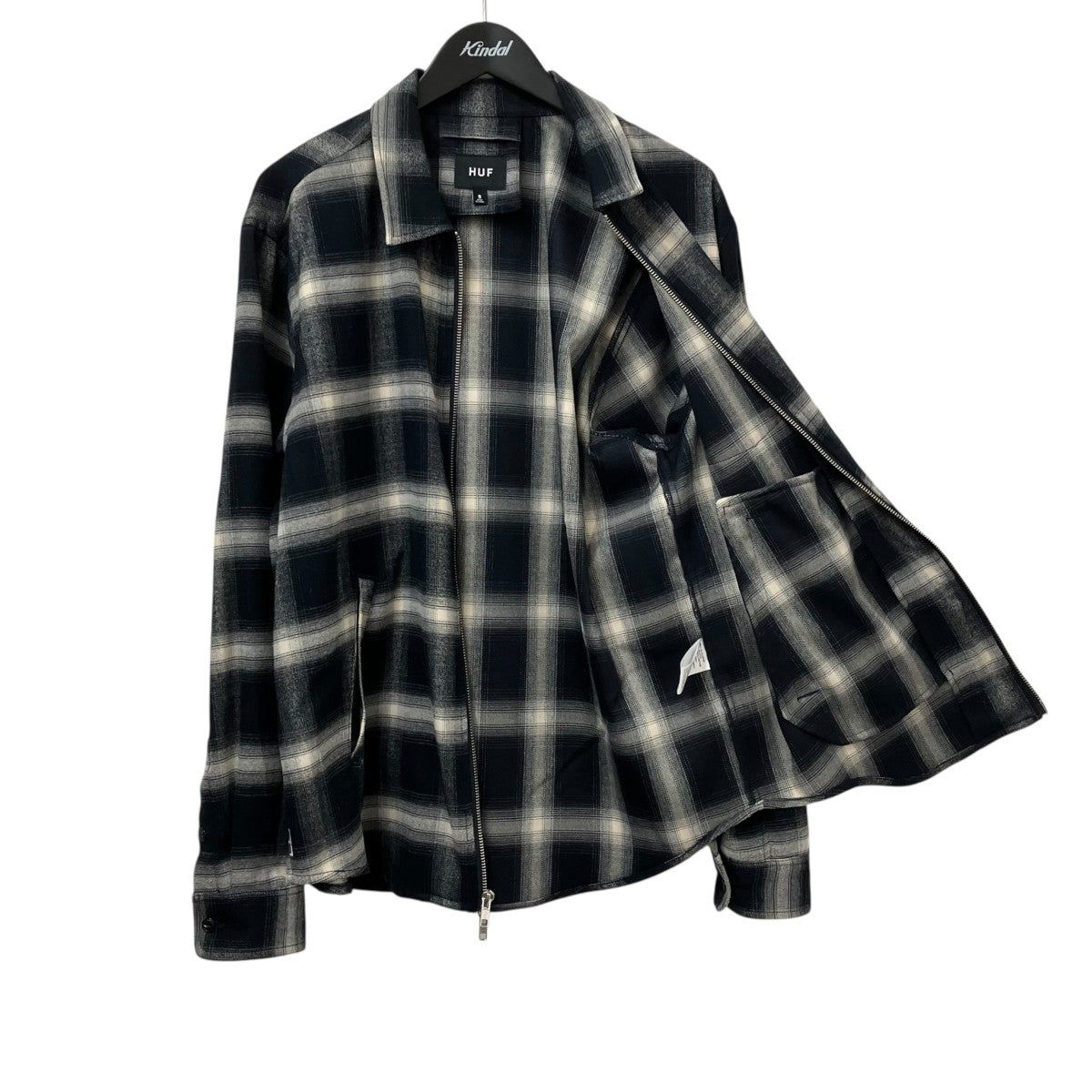 HUF ジップジャケット 古着・中古-2枚目のアイテム画像