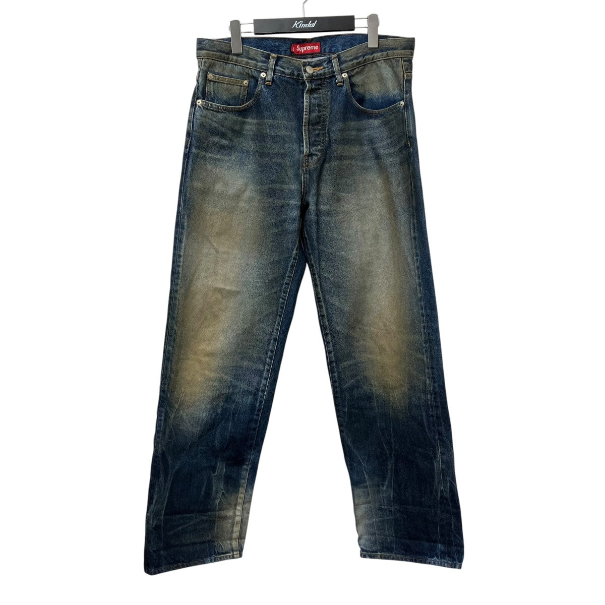 DISTRESSED LOOSE FITデニムパンツ