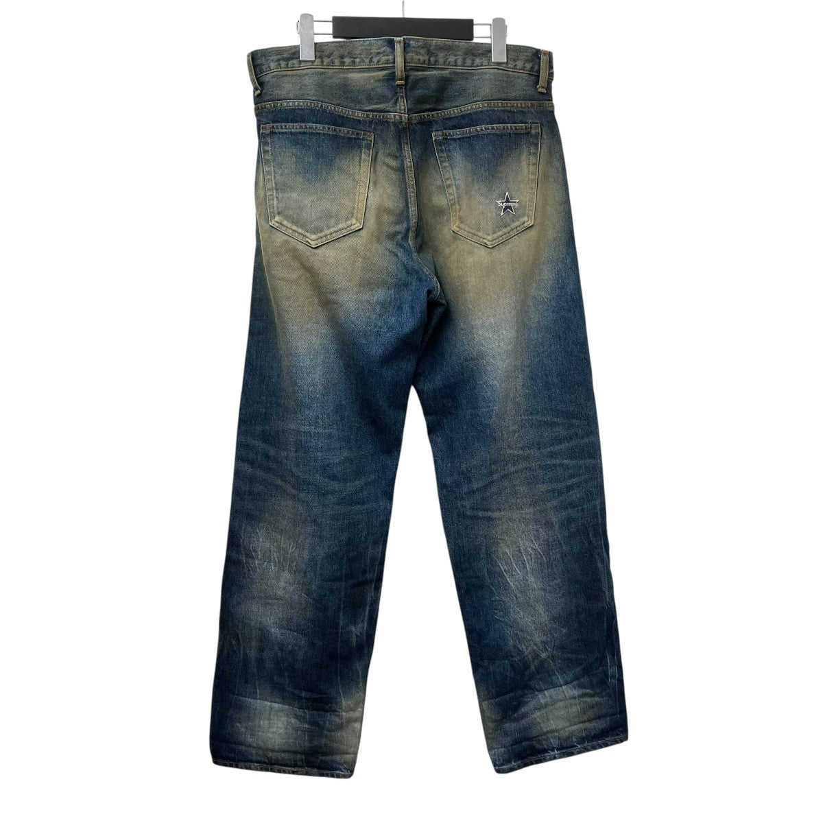 DISTRESSED LOOSE FITデニムパンツ
