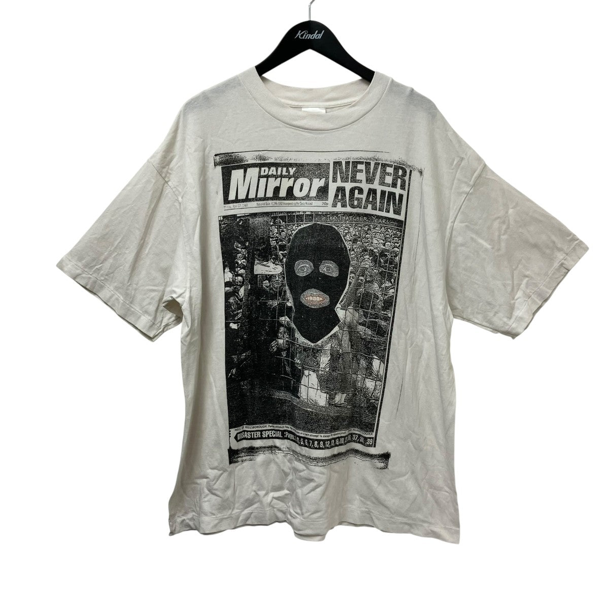 26SSJamie Reid S S T-SHIRT MASKTシャツSM-MK8-0000-C02