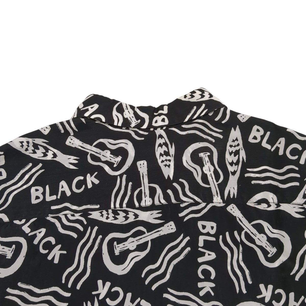 総柄シャツ1E-B018
